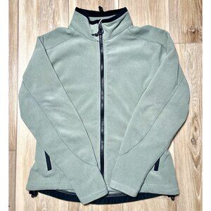 Mountain Hardwear Fleece Zip Up Green Polartec Jacket - Women Size 8 (M?)